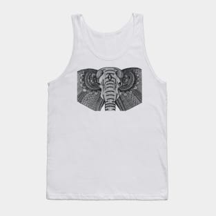 Elephant (Design on Front) Tank Top